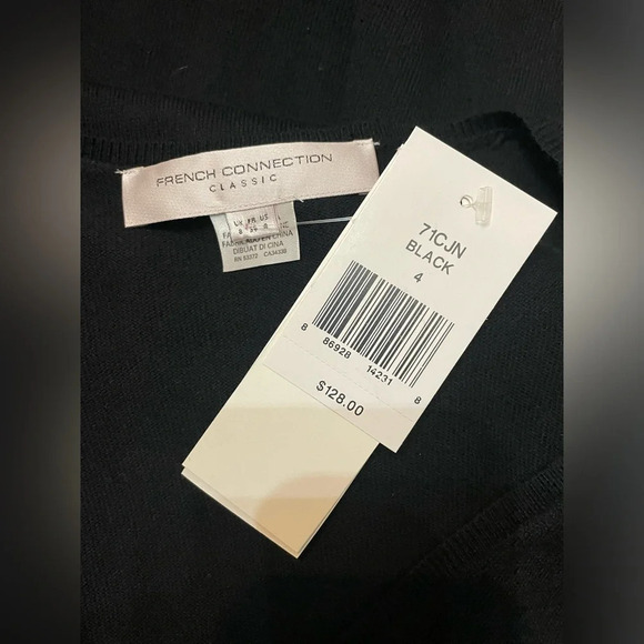 NWT French Connection Long Sleeve Sweater Dress - Size 4 - Picture 5 of 11